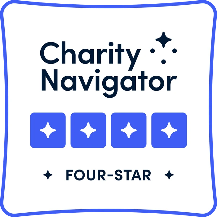 Charity Navigator Four-Star rating badge